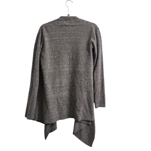 BAREFOOT DREAMS Bamboo Chic Lite Calypso Wrap Cardigan Sweater 436 Gray S/M - Picture 6 of 9